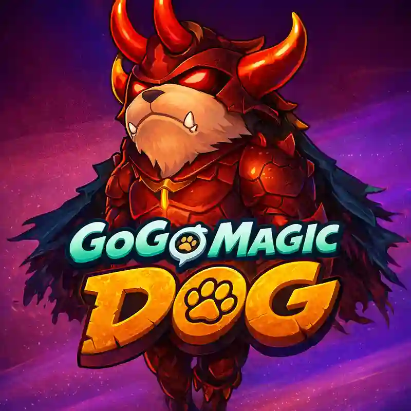 Go Go Magic Dog slot game interface at z8slot online casino